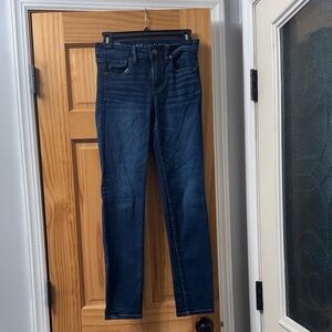 American Eagle Deep Indigo Skinny Jeans